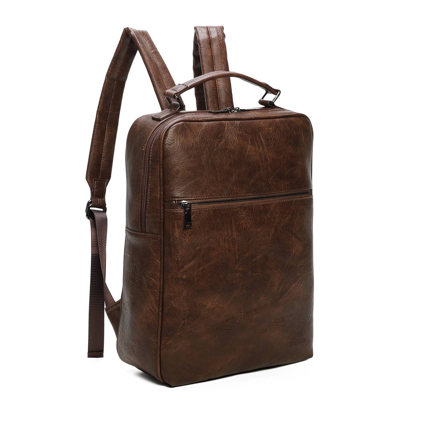 Sac à Dos en Cuir Bleu Marine pour Homme | Aeternum