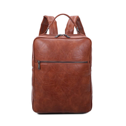 Sac à Dos en Cuir Bleu Marine pour Homme | Aeternum