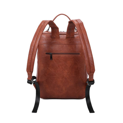 Sac à Dos en Cuir Bleu Marine pour Homme | Aeternum